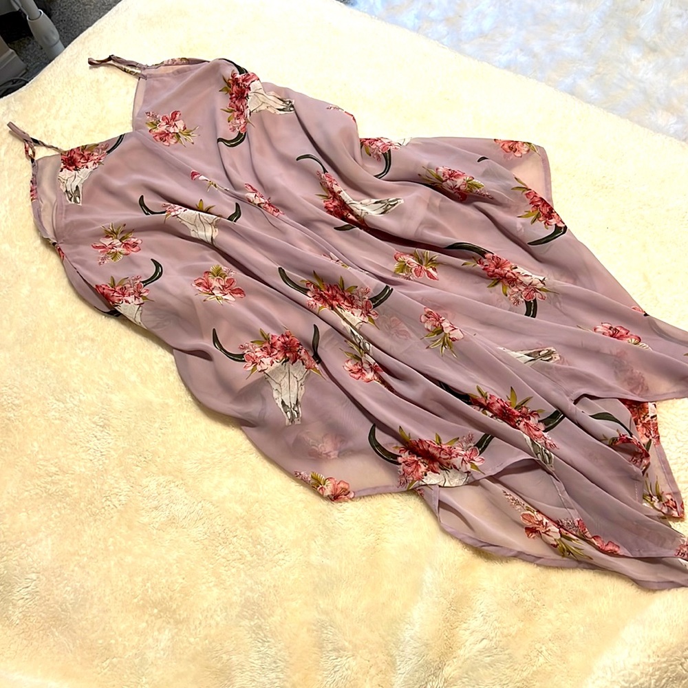 Pink Floral dress